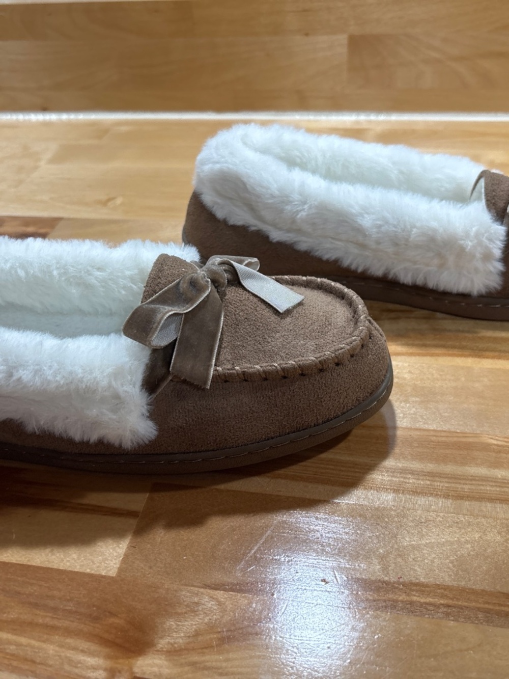 Faux fur Moccasins - Picture 2 of 6
